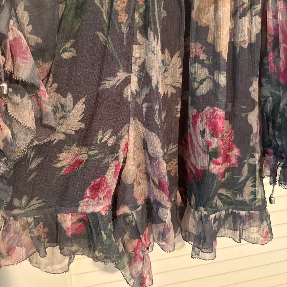 ZIMMERMANN Iris Tie Sleeve Playsuit - Picture 8 of 12